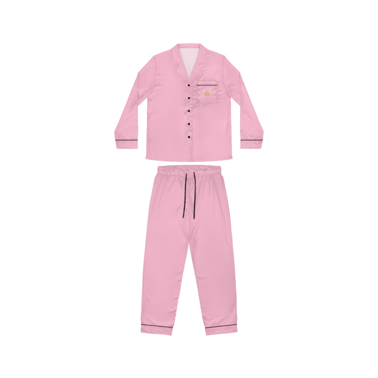 TM Pink Women's Satin Pajamas
