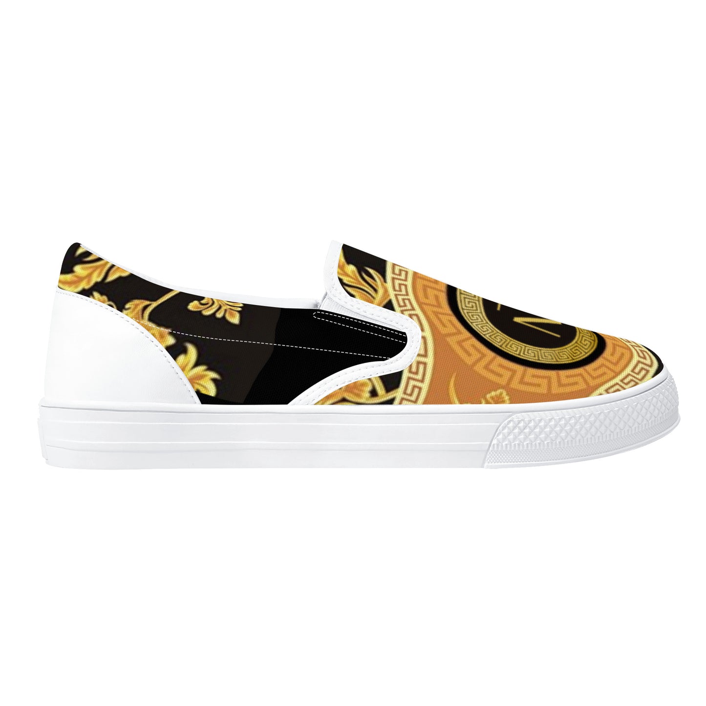 TM Greca VII Slip-on Shoes - White