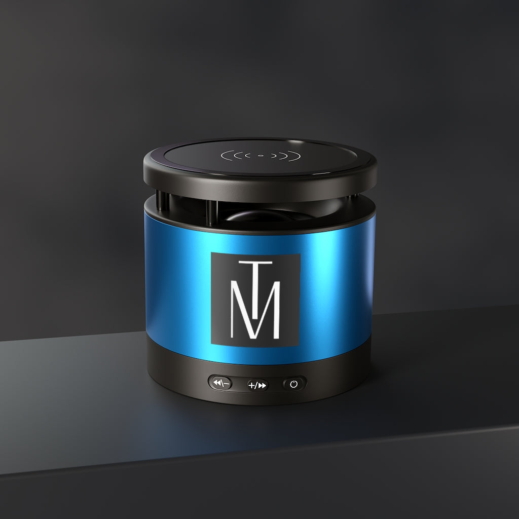Metal Bluetooth Speaker and Wireless Charging Pad TM Edition