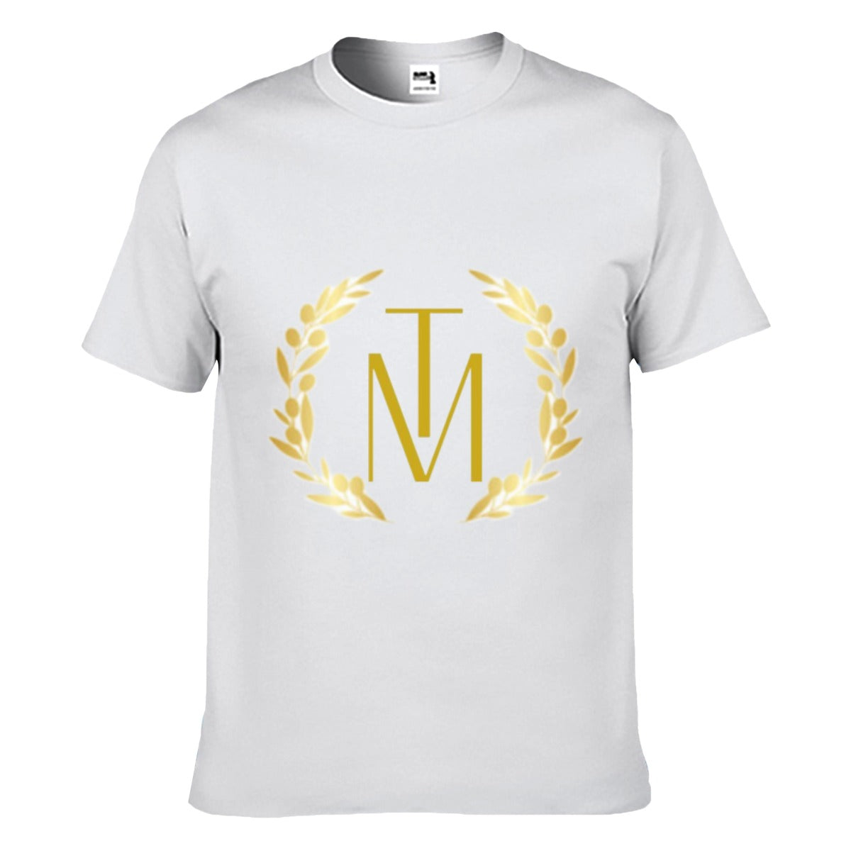 TM Luxury Crew Neck T-shirt GOLD Reef Logo (front & back)