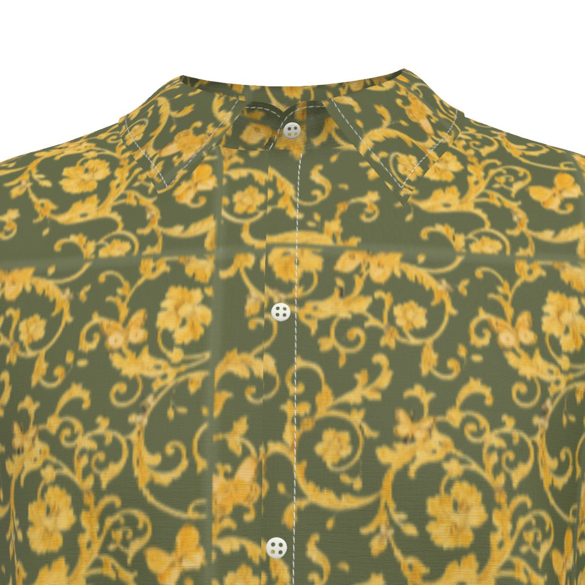 TM Men's Greca Leaf Hunter Imi Silk Short-Sleeved Shirt