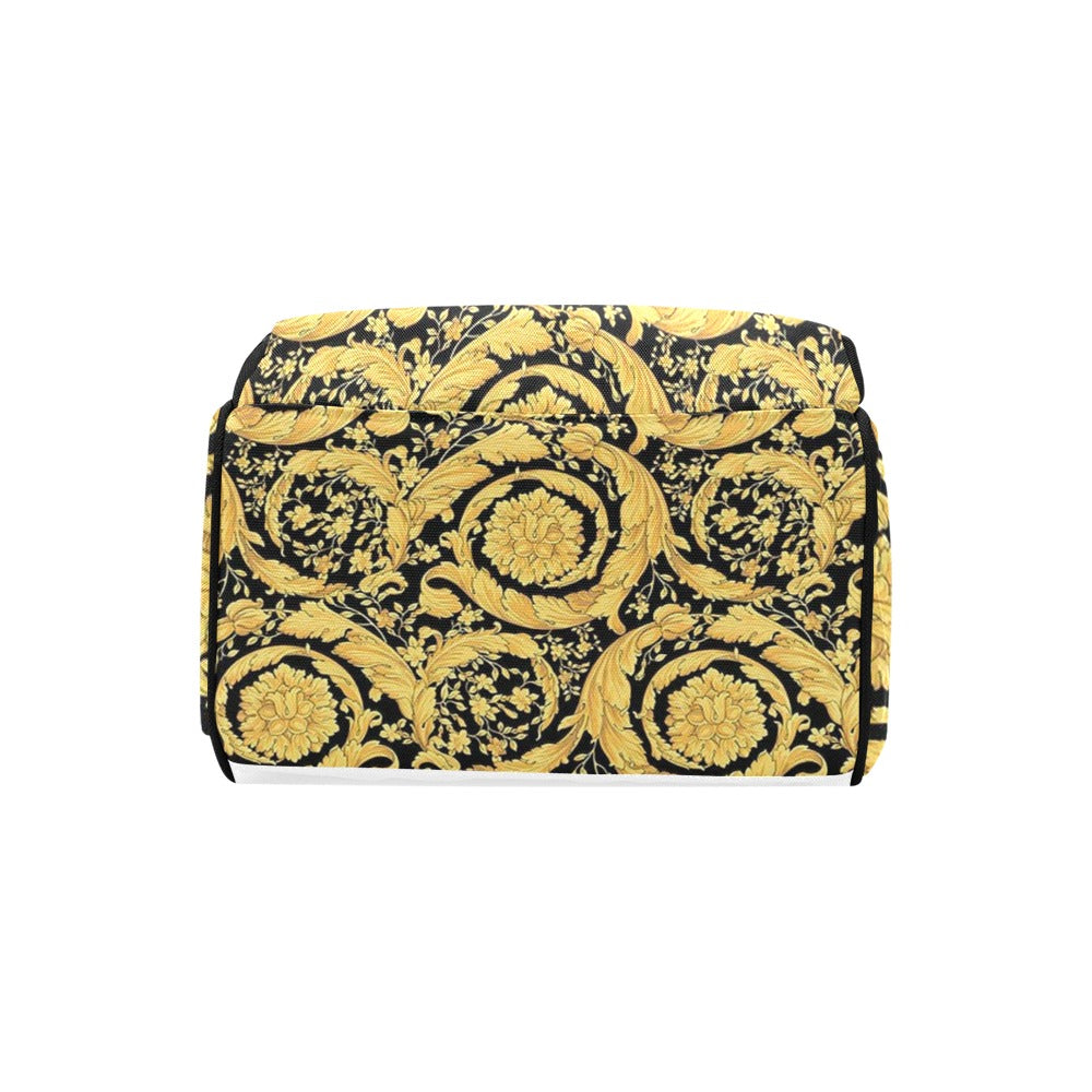 TM Greca Baroque Black Backpack