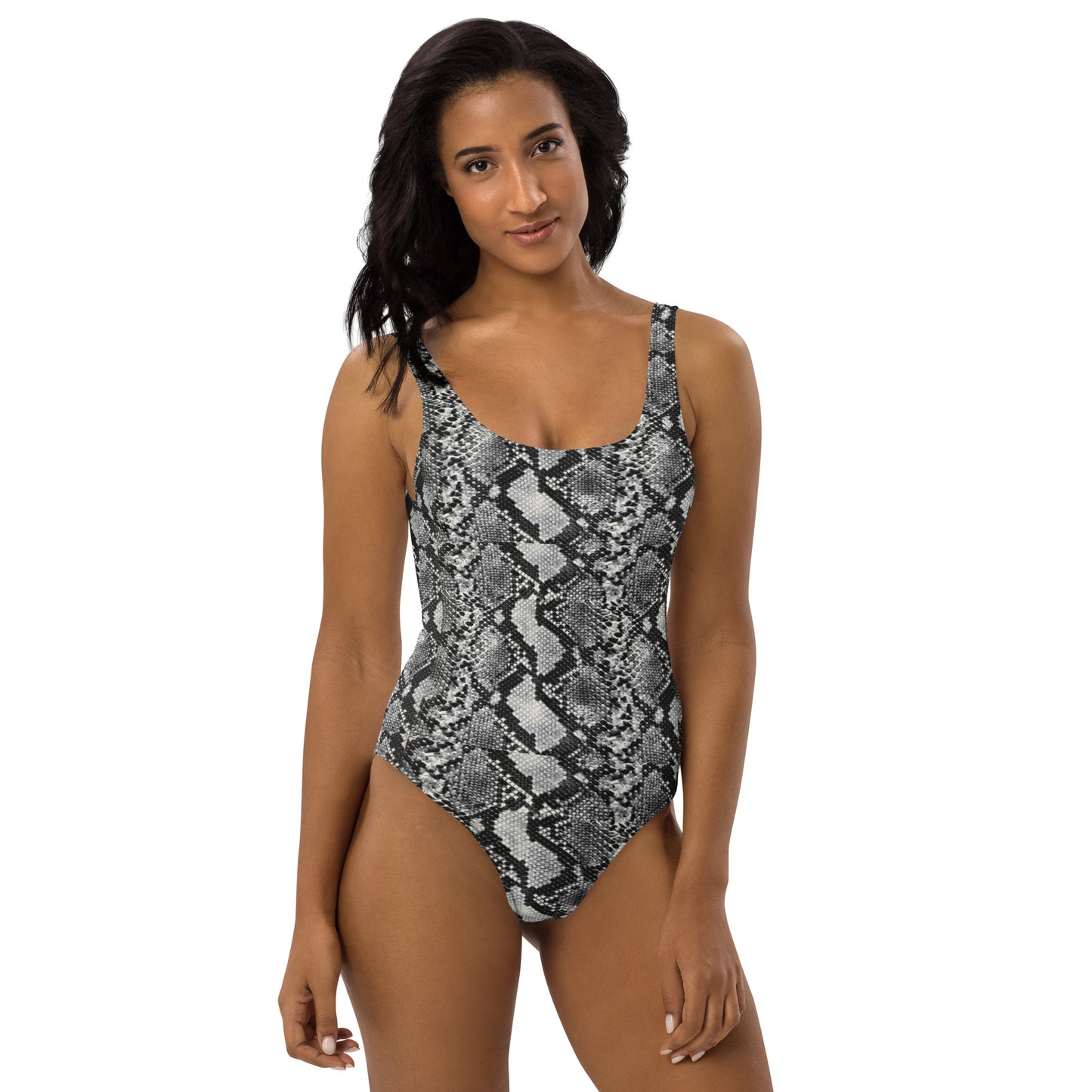 TM Snakeskin One-Piece Swimsuit