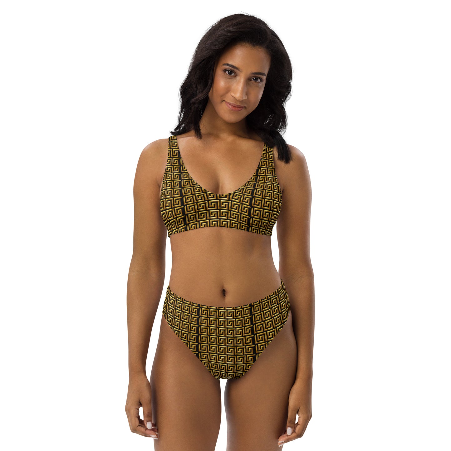 TM Luxury High-waisted bikini (G Stencil)