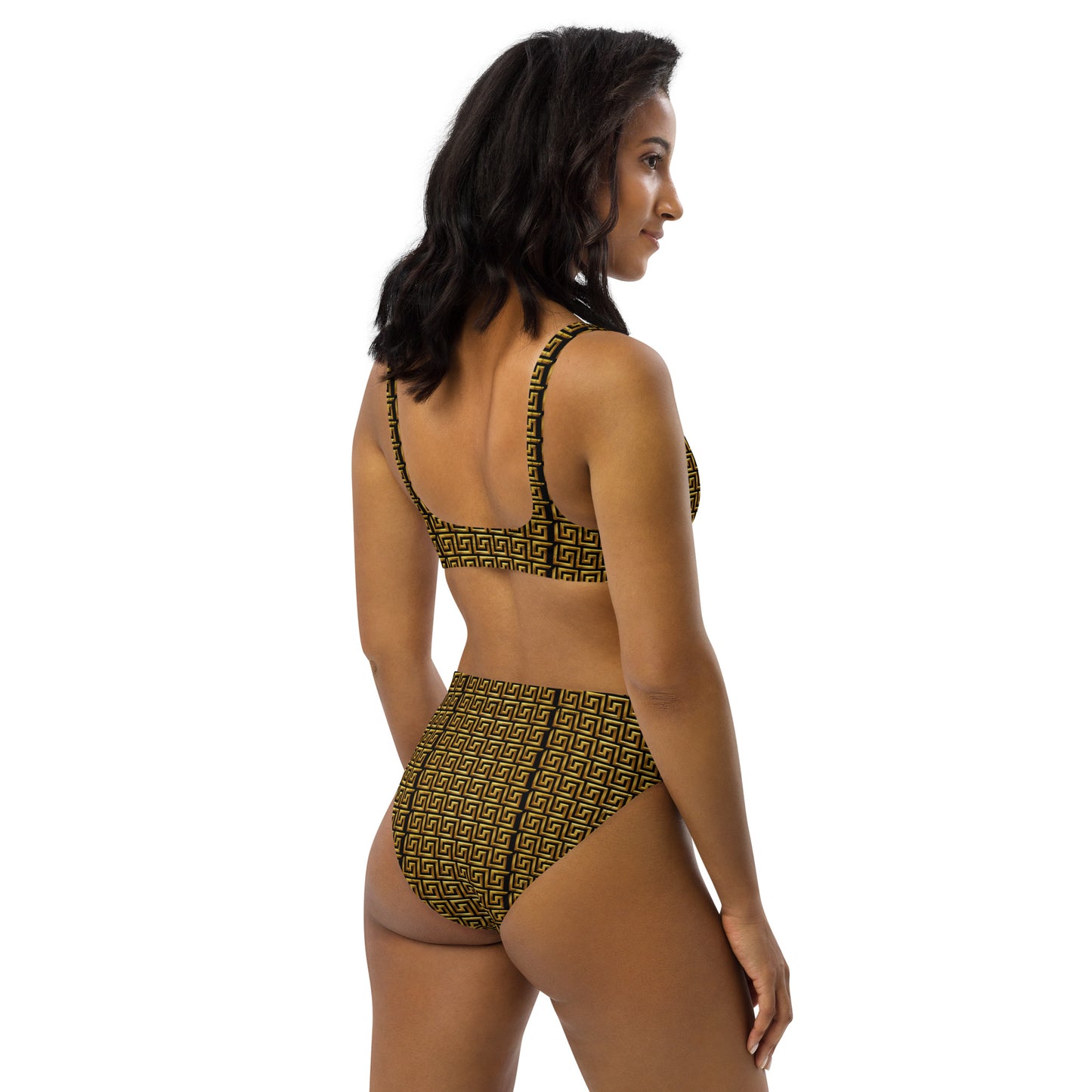 TM Luxury High-waisted bikini (G Stencil)