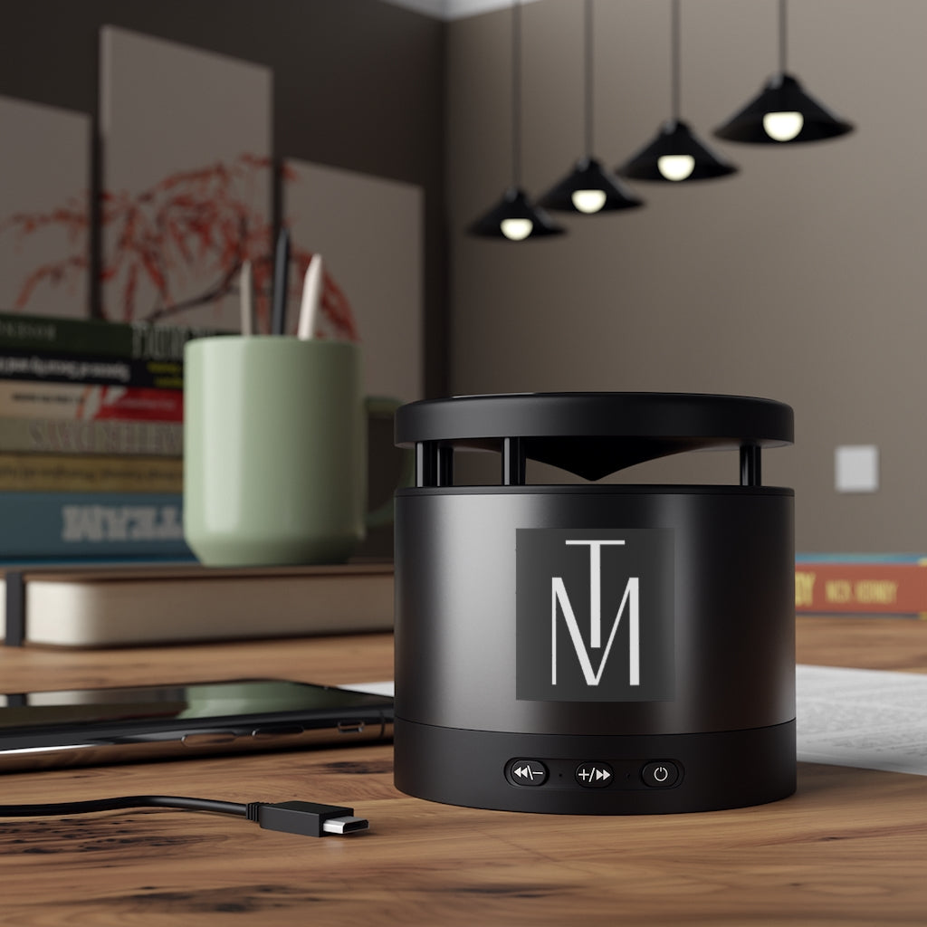 Metal Bluetooth Speaker and Wireless Charging Pad TM Edition
