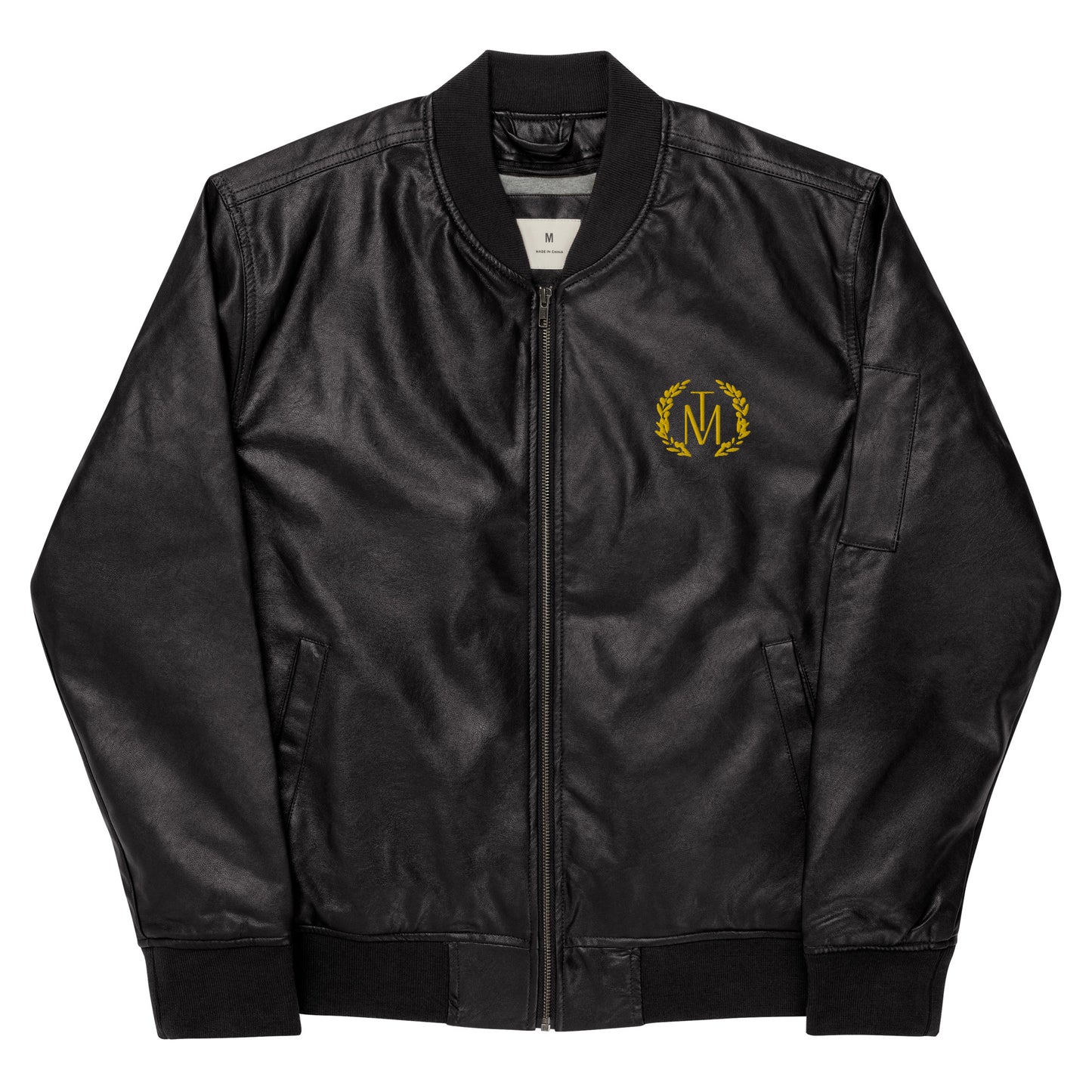 TM Leather Bomber Jacket