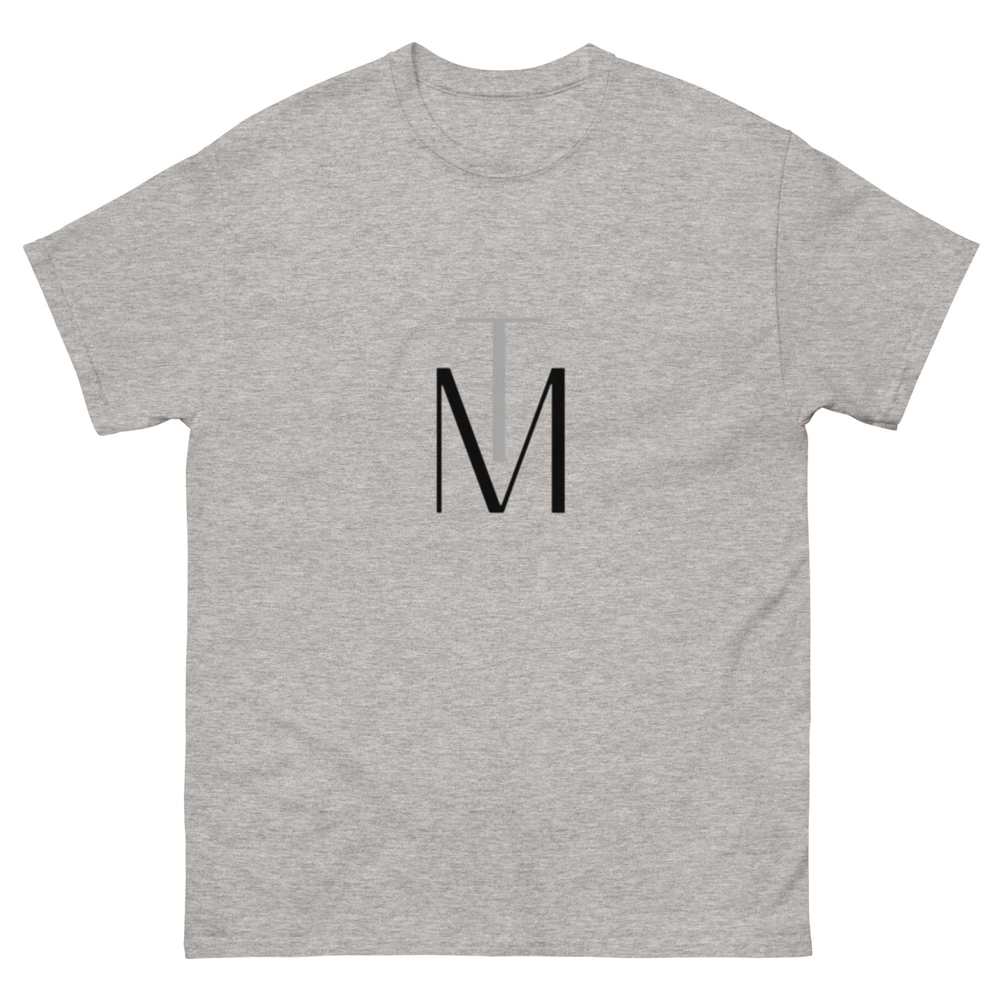 TM classic T-shirt Grey Black Logo