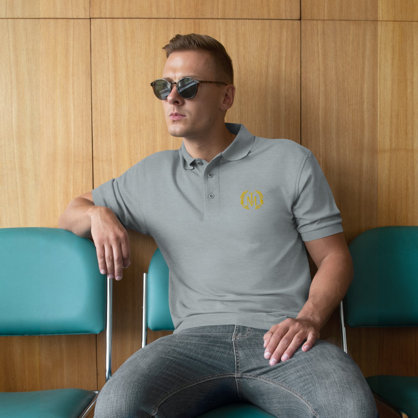 TM Men's Premium Polo Gold Reef