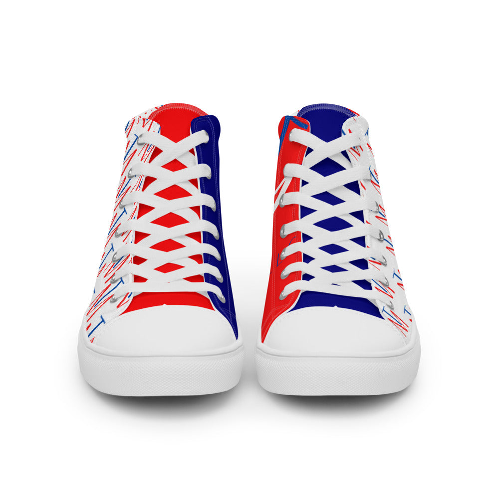 Women’s high top canvas shoes
