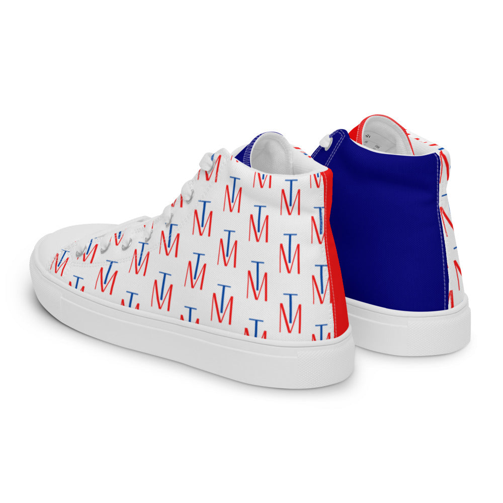 Women’s high top canvas shoes