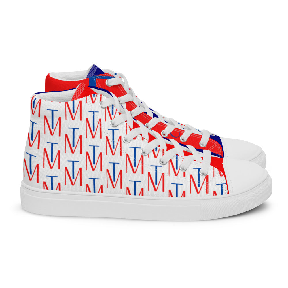 Women’s high top canvas shoes