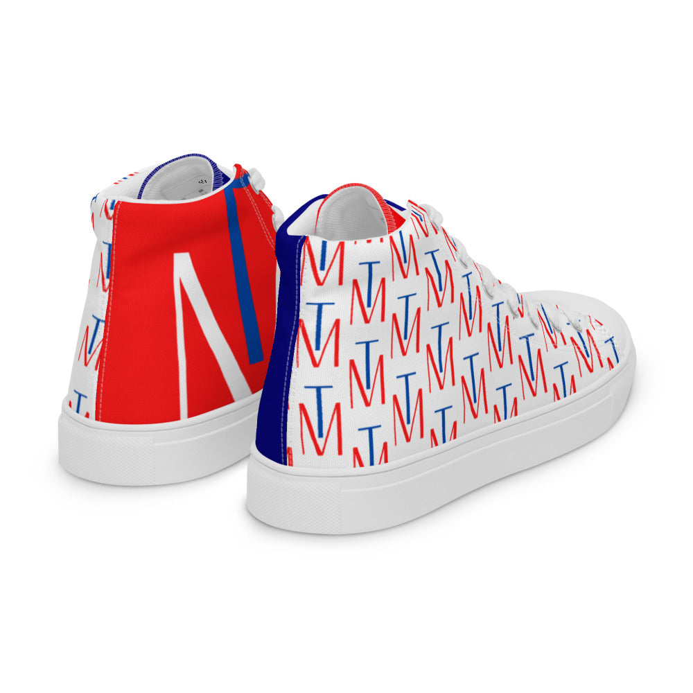 Women’s high top canvas shoes