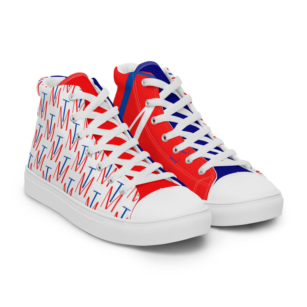 Women’s high top canvas shoes